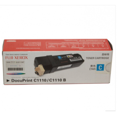 富士施乐（Fuji Xerox）CT201119青色粉盒 适...